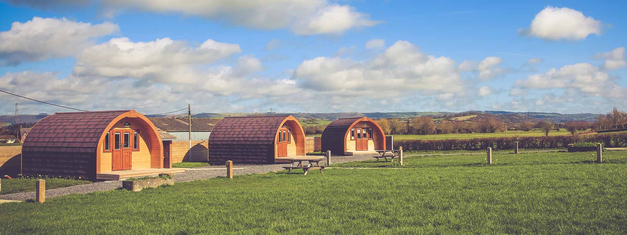 Glamping Pods<br /><strong>Luxury on the Somerset Levels</strong> 
